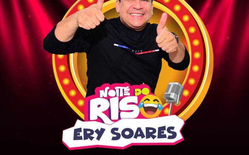 Humorista Ery soares faz show no Teatro Alberto Maranhão no dia 26