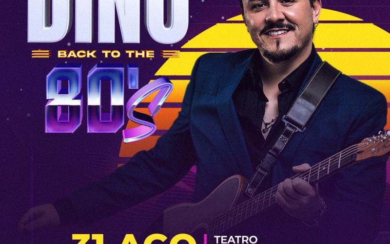 Dino Fonseca traz show Back To The 80’s para Natal em agosto; Ingressos estão a venda