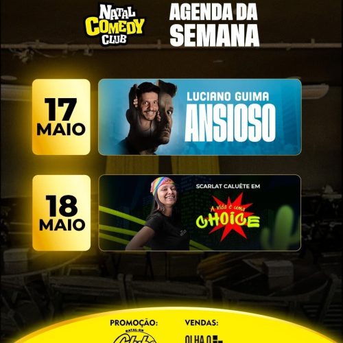 Humor mineiro e paraibano tomam conta do Natal Comedy Club neste final de semana