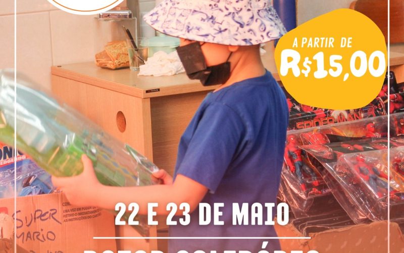 Casa Durval Paiva realiza bazar solidário de brinquedos nos dias 22 e 23 de maio