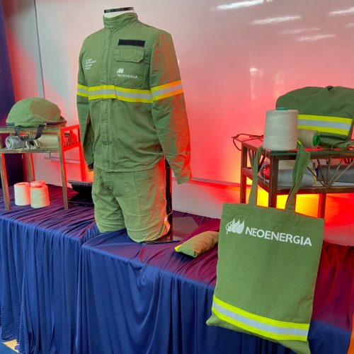 Uniformes de eletricistas que iriam para o lixo serão transformados em novos itens