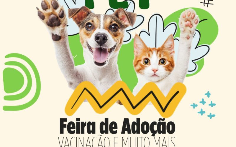 “Auê Pet – Feirinha de Adoção” acontece neste sábado (31) no Bosque das Mangueiras