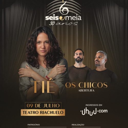 Tiê e Os Chicos unem música e poesia na edição de julho do Projeto Seis e Meia