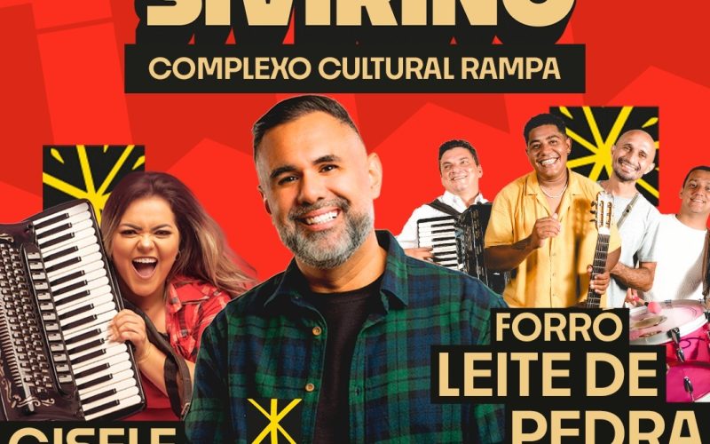 Arraiá de Sivirino estreia no Complexo da Rampa com shows e programação gratuita