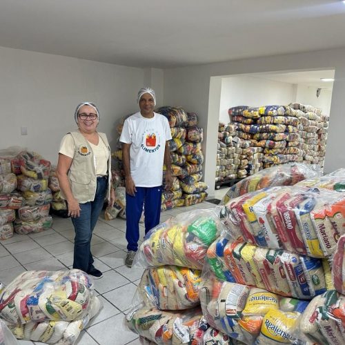 Prefeitura do Natal realiza entrega de alimentos arrecadados no São João de Natal