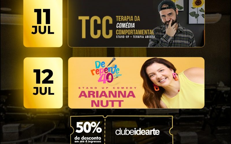 Arianna Nutt e Davi Villa Real agitam o final de semana no Natal Comedy Club