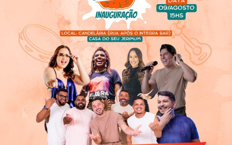 Casa do Seu Jerimum será inaugurada no dia 9 de agosto com grandes atrações musicais
