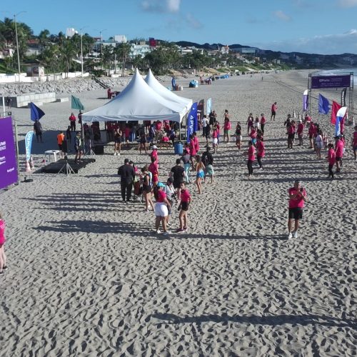 Natal recebeu evento que une bem-estar, paisagem e movimento em Ponta Negra