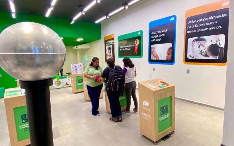 Com realidade virtual, atração educativa da Neoenergia Cosern chega ao Natal Shopping