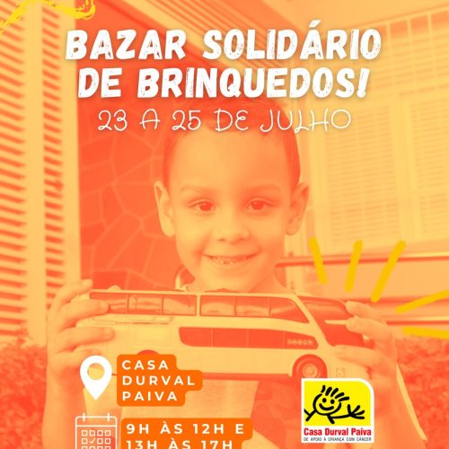 Casa Durval Paiva promove Bazar de brinquedos com itens a partir de R$10; Ação começa hoje (23)