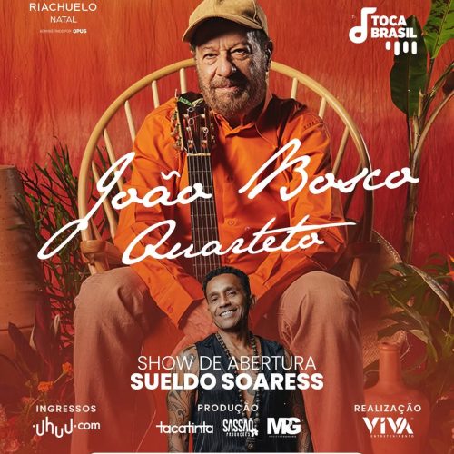 João Bosco apresenta show especial no Teatro Riachuelo nesta sexta (1º)