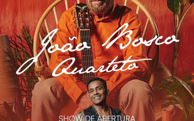 João Bosco apresenta show especial no Teatro Riachuelo nesta sexta (1º)
