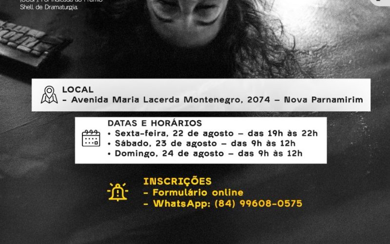 Ave Terrena (SP) promove oficina de atuação e dramaturgia em Natal; Saiba como participar