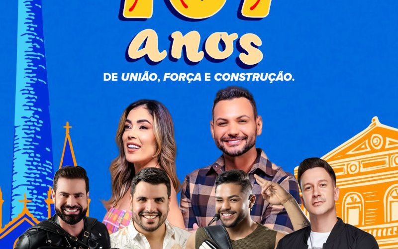 Ceará-Mirim celebra 167 anos com shows gratuitos a partir desta terça(29)