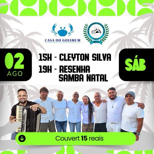 É amanhã! Resenha Samba Natal esquenta o sábado na Casa do Goiamum