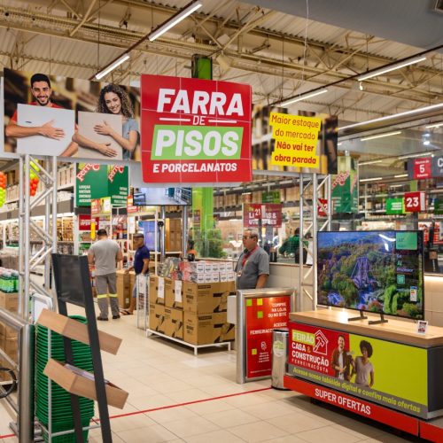 Expo Farra de Pisos e Porcelanatos acontece na Ferreira Costa neste sábado (9)