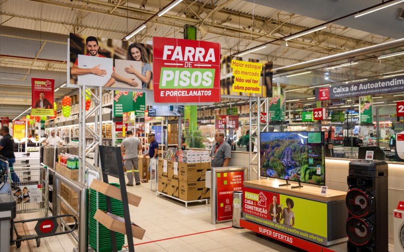 Expo Farra de Pisos e Porcelanatos acontece na Ferreira Costa neste sábado (9)