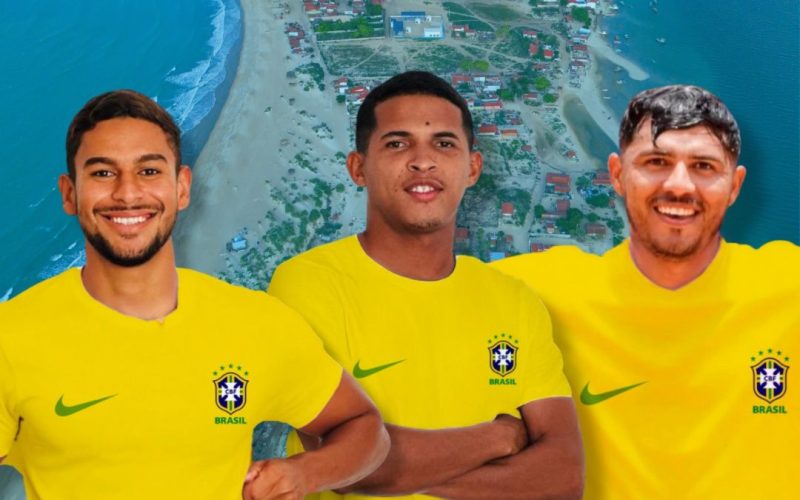 Atletas de Galinhos são convocados para a Seleção Brasileira de Beach Soccer
