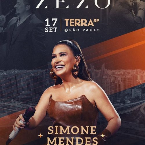 Zezo confirma Simone Mendes e elenco de peso na gravação do DVD Sem Fronteiras em SP