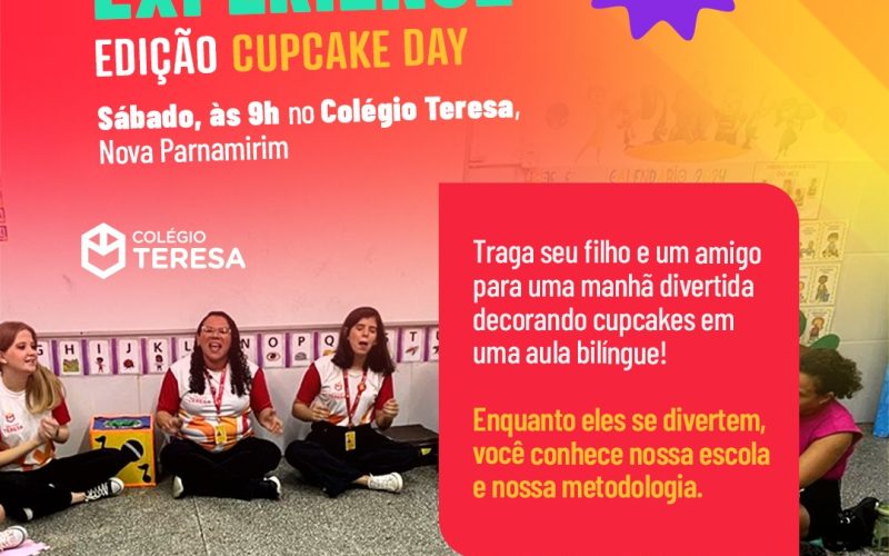 Colégio Teresa realiza evento gratuito para apresentar proposta pedagógica