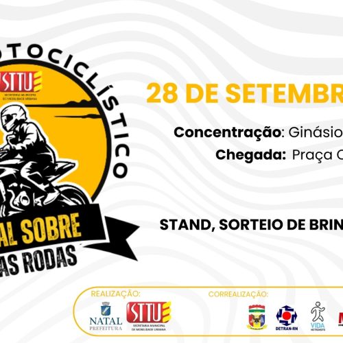 Passeio Motociclístico movimenta Natal na Semana Nacional de Trânsito 2025