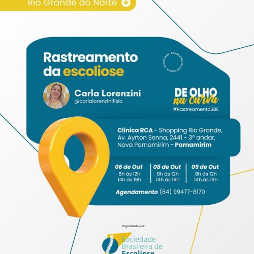 De olho na Curva – Natal participa do rastreamento nacional da Escoliose
