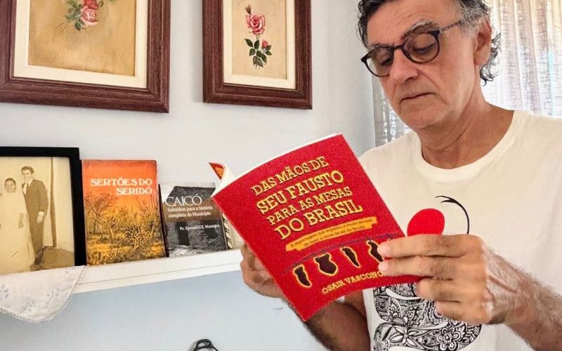 “Das mãos de Seu Fausto para as mesas do Brasil” será lançado no Festival Gastr. de Caicó