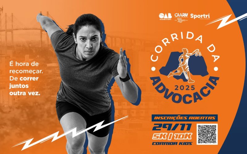 Corrida da Advocacia acontece dia 29 de novembro com largada no Museu da Rampa