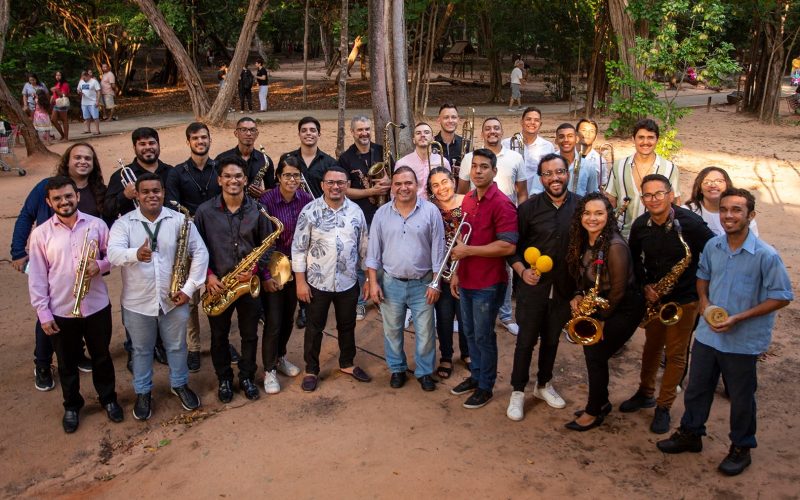 Big Band Jerimum Jazz se apresenta no Som da Mata neste domingo