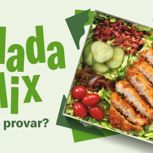 Novidade fresquinha: nova Salada Mix chega no cardápio do Méqui