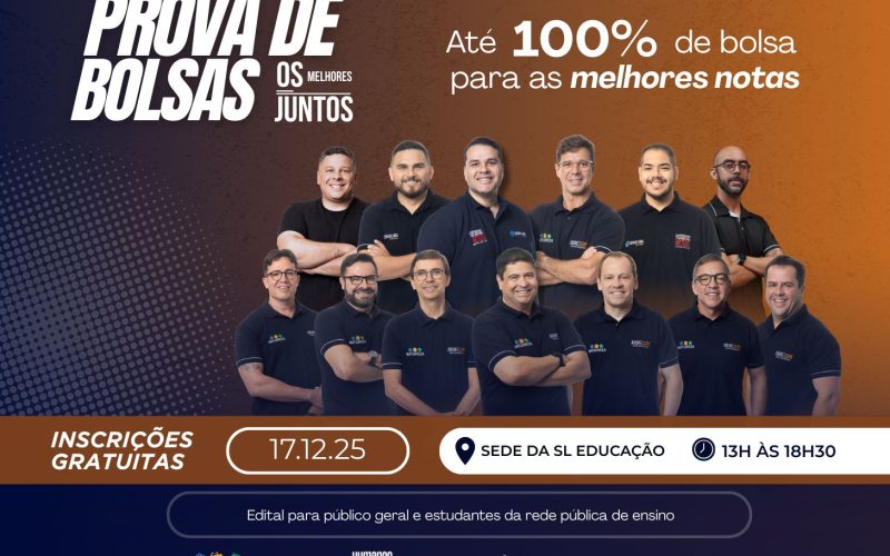 SL Educação realiza concurso de bolsas com 100% de gratuidade para alunos da rede pública