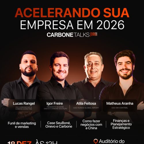 Carbone promove encontro empresarial para discutir estratégias de crescimento em 2026
