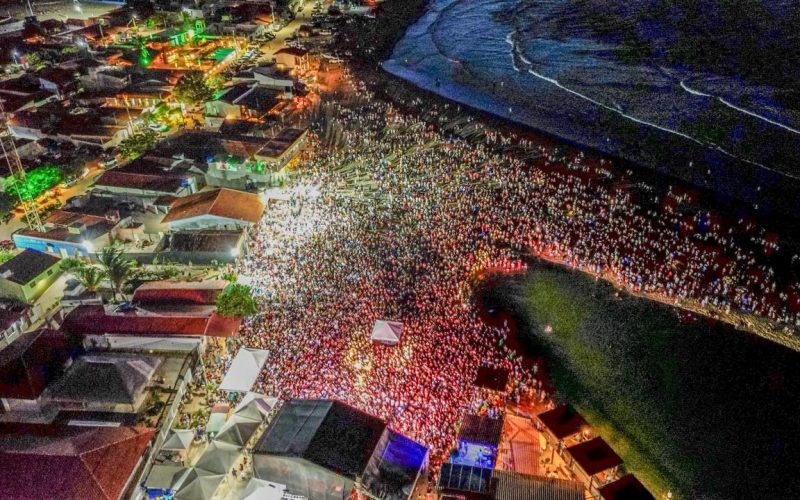 Galinhos recebe 25 mil visitantes e realiza o maior Réveillon de sua história