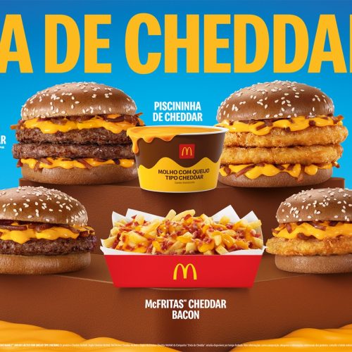 McDonalds traz seis itens de volta à família Cheddar McMelt, incluindo a Piscininha de Cheddar