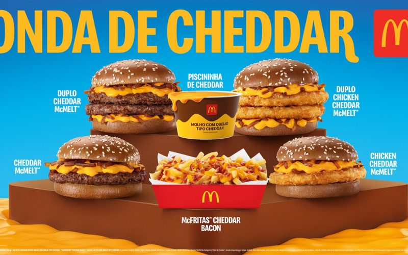 McDonalds traz seis itens de volta à família Cheddar McMelt, incluindo a Piscininha de Cheddar