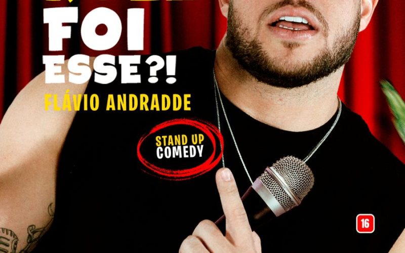 Humorista Flavio Andradde se apresenta em Natal com o show “Que Rolê Foi Esse?!”