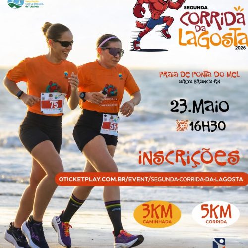 2ª Corrida da Lagosta de Areia Branca está com inscrições abertas