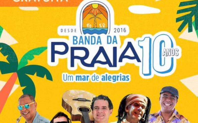 Banda da Praia celebra 10 anos com novo percurso, bloco gratuito e homenagem a Cláudio Porpino