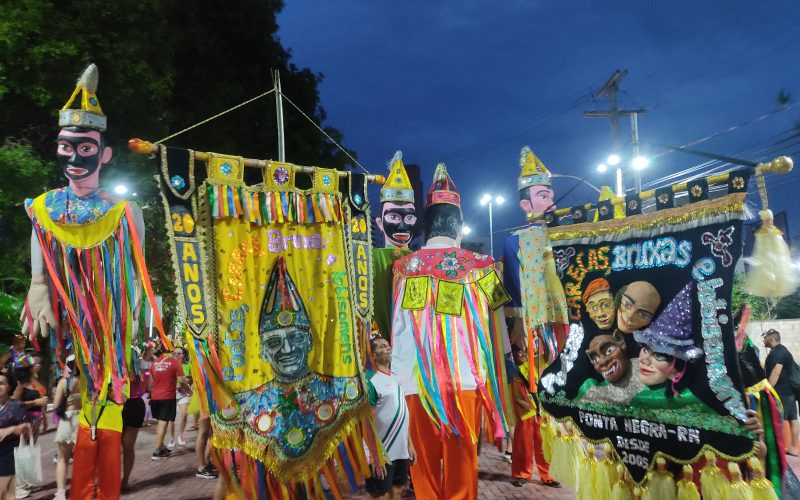 Multidão desfila com Poetas, Bruxas, Carecas e Lobisomens no Carnaval de Natal
