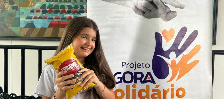 Colégio Ágora mobiliza alunos e comunidade escolar em campanha solidária