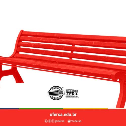 UFERSA instala Banco Vermelho em ato simbólico de enfrentamento ao feminicídio