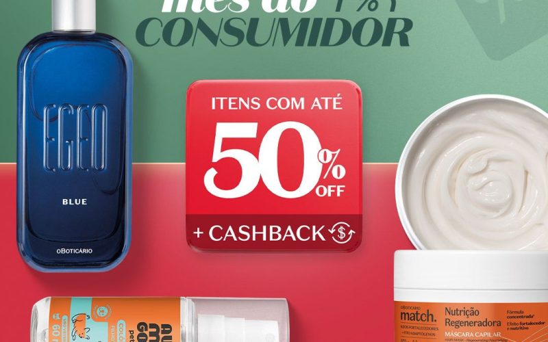 O Boticário oferece até 50% de desconto no Mês do Consumidor e amplia promoções dentro do TikTok
