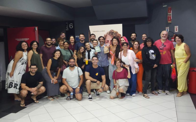 Moviecom do Praia Shopping reune imprensa para pré-estreia do filme “Rio de Sangue”