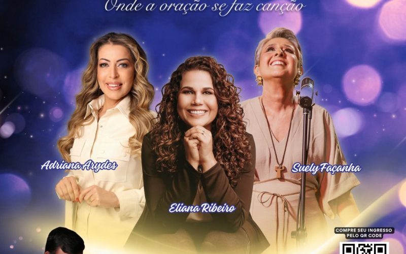 Natal recebe o show “Três vozes para celebrar – onde a oração se faz canção” no Teatro Riachuelo