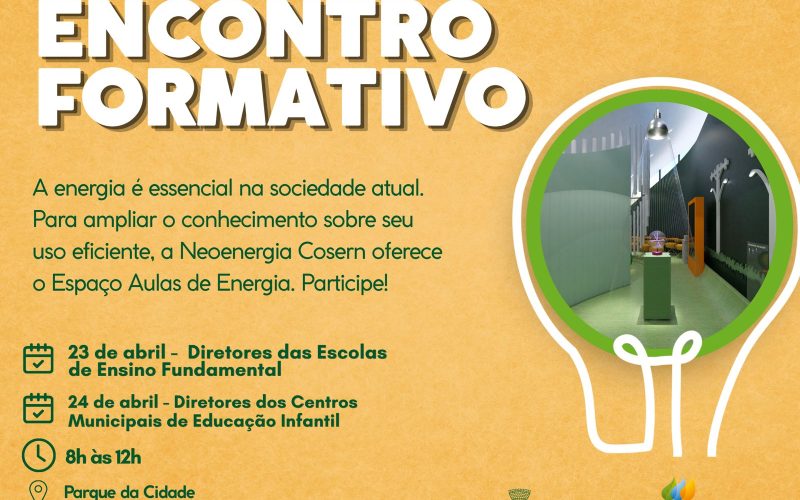 Espaço Aulas de Energia vai receber diretores da Rede Municipal de Ensino para formação