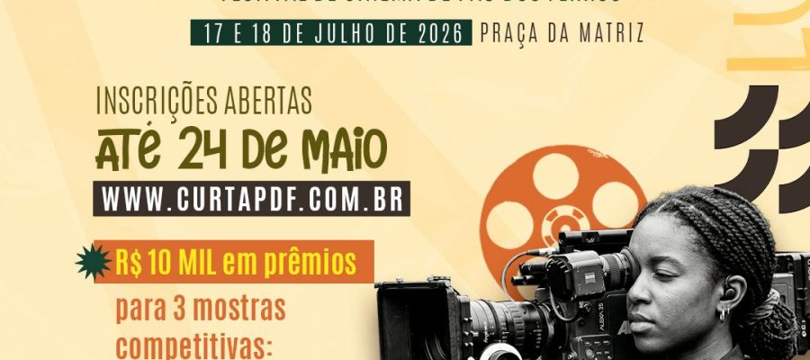 Pau dos Ferros lança festival de cinema com 10 mil em prêmios para produções audiovisuais