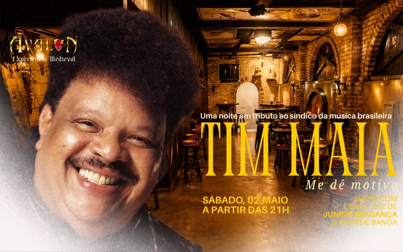 Ávalon recebe show em homenagem a Tim Maia neste sábado, 2 de maio