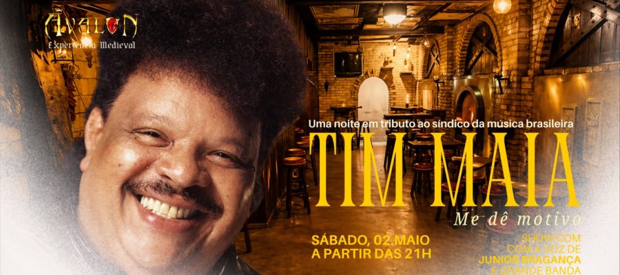Ávalon recebe show em homenagem a Tim Maia neste sábado, 2 de maio