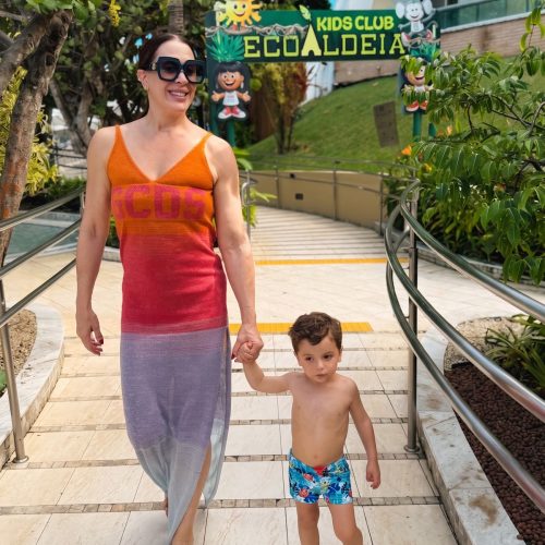 Claudia Raia escolhe o SERHS Natal para dias de descanso em família antes do Dia das Mães