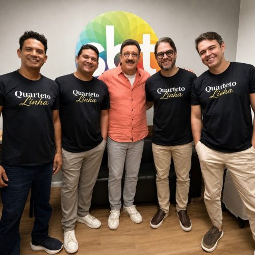 Quarteto Linha leva o samba potiguar ao palco do Programa do Ratinho nesta sexta-feira (8)